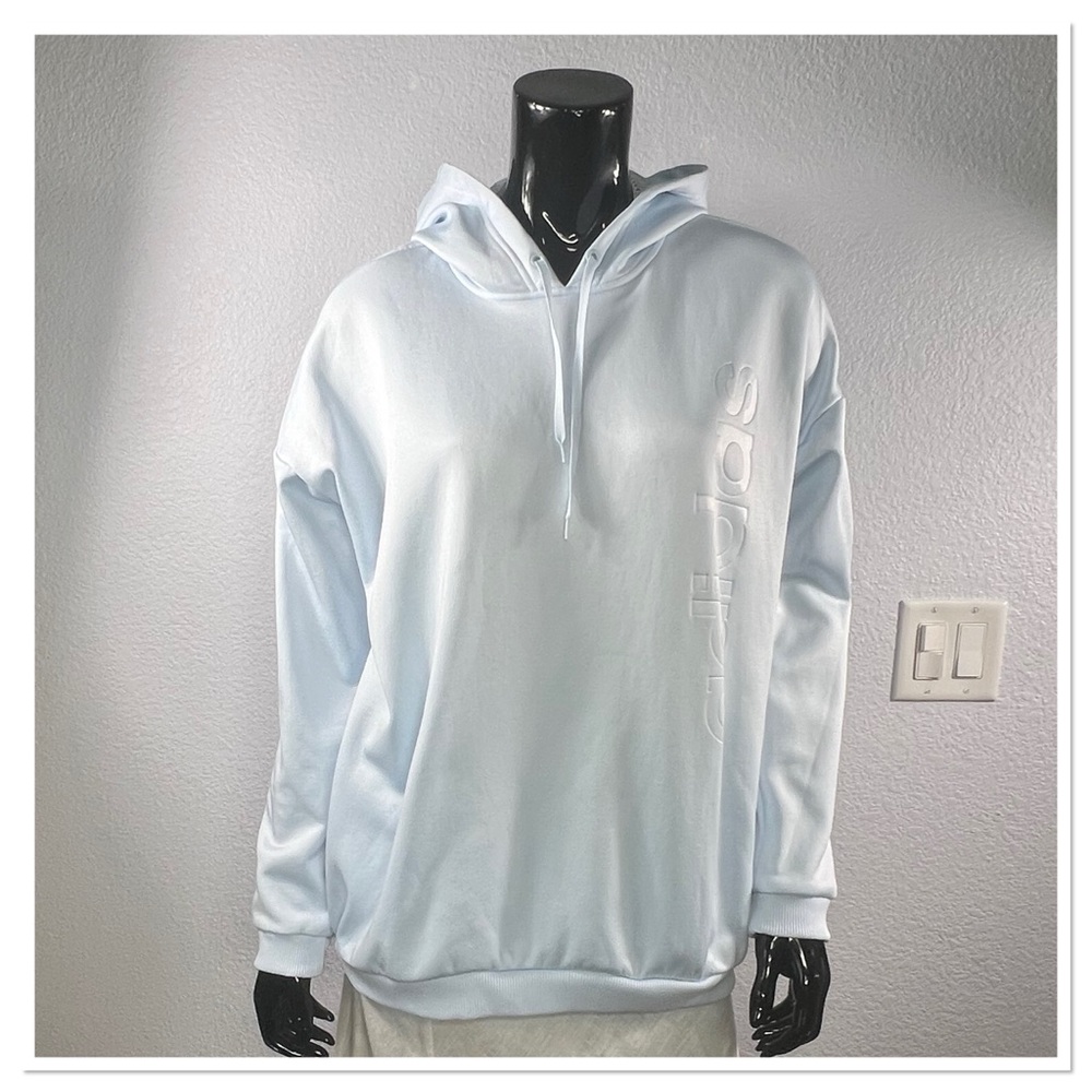 Adidas GU Sweatshirt Pullover Hoodie Blue Skytin Sz L